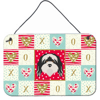 "Caroline's Treasures Tibetan Terrier Love Door Hanging Prints wall-decor, Multicolor"