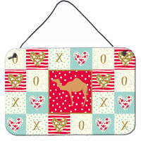 "Caroline's Treasures Arabian Camel Dromedary Love Door Hanging Prints wall-decor, Multicolor"