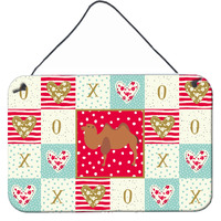 "Caroline's Treasures Bactrian Camel Love Door Hanging Prints wall-decor, Multicolor"