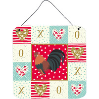 "Caroline's Treasures Dutch Bantam Chicken Love Door Hanging Prints wall-decor, Multicolor"