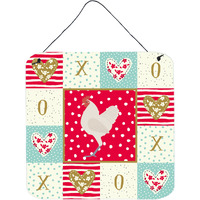 "Caroline's Treasures German Langshan Chicken Love Door Hanging Prints wall-decor, Multicolor"
