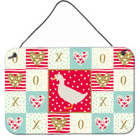 "Caroline's Treasures American Pekin Duck Love Door Hanging Prints wall-decor, Multicolor"