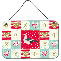 "Caroline's Treasures Muscovy Duck Love Door Hanging Prints wall-decor, Multicolor"