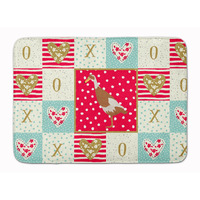 "Caroline's Treasures Indian Runner Duck Love Machine Washable Memory Foam Mat doormats, Multicolor"