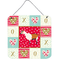 "Caroline's Treasures Alpine Goat Love Door Hanging Prints wall-decor, Multicolor"
