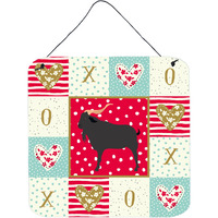 "Caroline's Treasures Verata Goat Love Door Hanging Prints wall-decor, Multicolor"