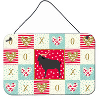 "Caroline's Treasures Verata Goat Love Door Hanging Prints wall-decor, Multicolor"