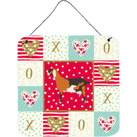 "Caroline's Treasures Anglo Nubian Goat Love Door Hanging Prints wall-decor, Multicolor"