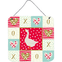 "Caroline's Treasures Embden Goose Love Door Hanging Prints wall-decor, Multicolor"