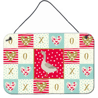 "Caroline's Treasures Steinbacher Goose Love Door Hanging Prints wall-decor, Multicolor"