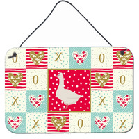 "Caroline's Treasures Roman Goose Love Door Hanging Prints wall-decor, Multicolor"
