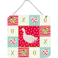 "Caroline's Treasures Sebastopol Goose Love Door Hanging Prints wall-decor, Multicolor"