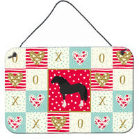 "Caroline's Treasures Pomeranian Rogener Goose Love Door Hanging Prints wall-decor, Multicolor"