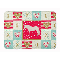 "Caroline's Treasures Paso Fino Horse Love Machine Washable Memory Foam Mat doormats, Multicolor"