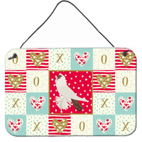 "Caroline's Treasures German Helmet Pigeon Love Door Hanging Prints wall-decor, Multicolor"