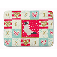 "Caroline's Treasures Nun Pigeon Love Machine Washable Memory Foam Mat doormats, Multicolor"