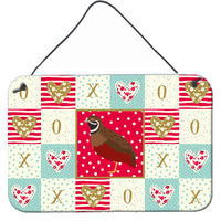 "Caroline's Treasures Chinese Painted or King Quail Love Door Hanging Prints wall-decor, Multicolor"