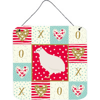 "Caroline's Treasures Texas Quail Love Door Hanging Prints wall-decor, Multicolor"