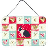 "Caroline's Treasures Dutch Rabbit Love Door Hanging Prints wall-decor, Multicolor"