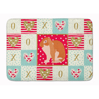 "Caroline's Treasures English Lop Rabbit Love Machine Washable Memory Foam Mat doormats, Multicolor"
