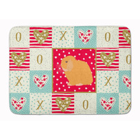 "Caroline's Treasures Holland Lop Rabbit Love Machine Washable Memory Foam Mat doormats, Multicolor"
