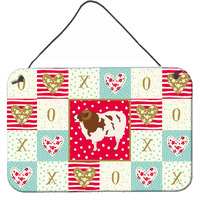 "Caroline's Treasures Jacob Sheep Love Door Hanging Prints wall-decor, Multicolor"