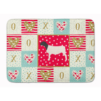 "Caroline's Treasures Dorper Sheep Love Machine Washable Memory Foam Mat doormats, Multicolor"