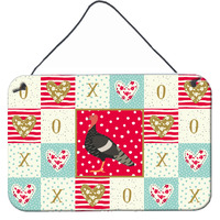 "Caroline's Treasures Marragansett Turkey Love Door Hanging Prints wall-decor, Multicolor"