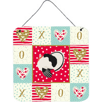 "Caroline's Treasures Royal Palm Turkey Love Door Hanging Prints wall-decor, Multicolor"