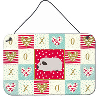 "Caroline's Treasures Himalayan Guinea Pig Love Door Hanging Prints wall-decor, Multicolor"