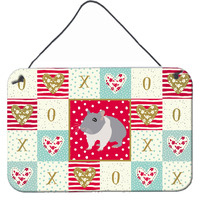 "Caroline's Treasures South African Hamster Love Door Hanging Prints wall-decor, Multicolor"