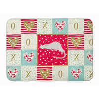 "Caroline's Treasures Dumbo Sphynx Rat Love Machine Washable Memory Foam Mat doormats, Multicolor"