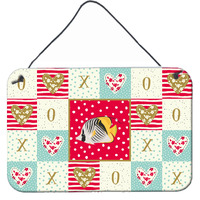 "Caroline's Treasures Butterfly Fish Love Door Hanging Prints wall-decor, Multicolor"