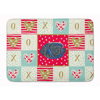 "Caroline's Treasures Emperor Angelfish Love Machine Washable Memory Foam Mat doormats, Multicolor"