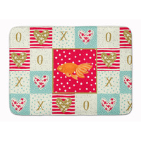 "Caroline's Treasures Celestial Eye Goldfish Love Machine Washable Memory Foam Mat doormats, Multicolor"