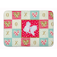 "Caroline's Treasures Ryukin Goldfish Love Machine Washable Memory Foam Mat doormats, Multicolor"