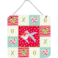 "Caroline's Treasures Tamasaba Goldfish Love Door Hanging Prints wall-decor, Multicolor"