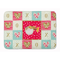 "Caroline's Treasures Puffer Fish Love Machine Washable Memory Foam Mat doormats, Multicolor"