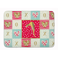 "Caroline's Treasures Jibso Canary Love Machine Washable Memory Foam Mat doormats, Multicolor"