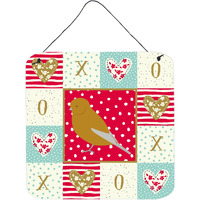 "Caroline's Treasures Norwich Canary Love Door Hanging Prints wall-decor, Multicolor"