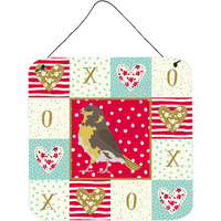 "Caroline's Treasures Spanish Canary Love Door Hanging Prints wall-decor, Multicolor"