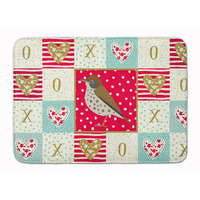 "Caroline's Treasures Thrush Love Machine Washable Memory Foam Mat doormats, Multicolor"
