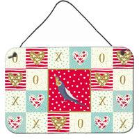 "Caroline's Treasures Cockatiel Love Door Hanging Prints wall-decor, Multicolor"