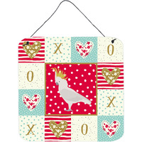 "Caroline's Treasures Cockatoo Love Door Hanging Prints wall-decor, Multicolor"