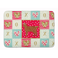 "Caroline's Treasures American Bobtail #2 Cat Love Machine Washable Memory Foam Mat doormats, Multicolor"