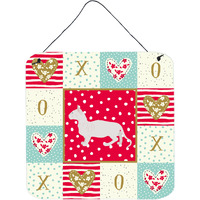 "Caroline's Treasures Bambino #2 Cat Love Door Hanging Prints wall-decor, Multicolor"