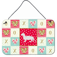 "Caroline's Treasures Bambino #2 Cat Love Door Hanging Prints wall-decor, Multicolor"