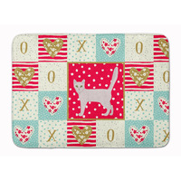 "Caroline's Treasures Burmilla Cat Love Machine Washable Memory Foam Mat doormats, Multicolor"