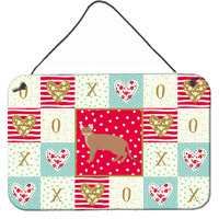 "Caroline's Treasures Chausie Cat Love Door Hanging Prints wall-decor, Multicolor"