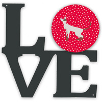 "Caroline's Treasures Colorpoint Shorthair Cat Metal Artwork Love wall-decor, Multicolor"